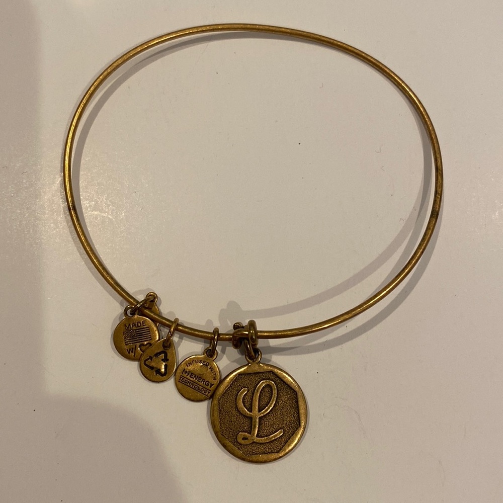 Alex and Ani L Initial Bracelet